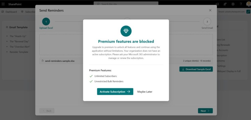 System Limitations