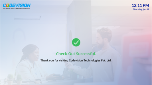 Successfully Check-Out Pop up